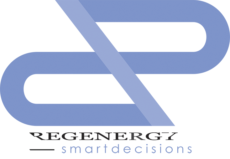 Company's blue logo